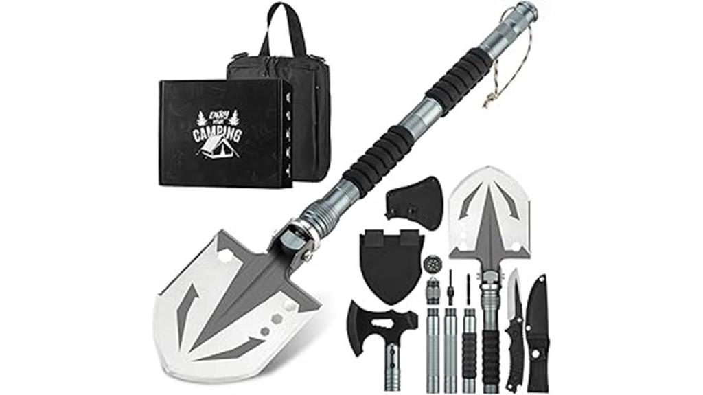 survival shovel and axe