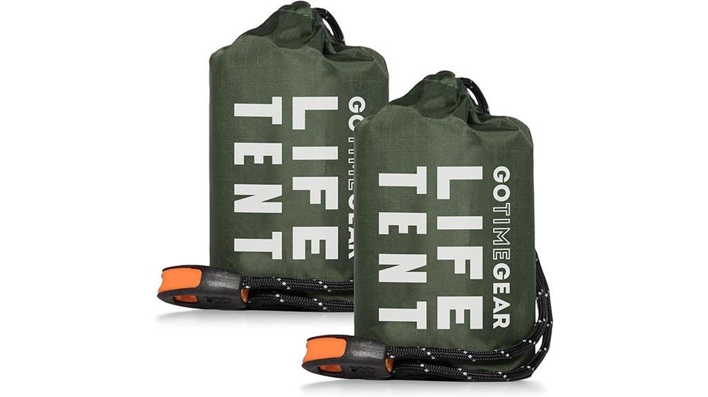 survival tent for two