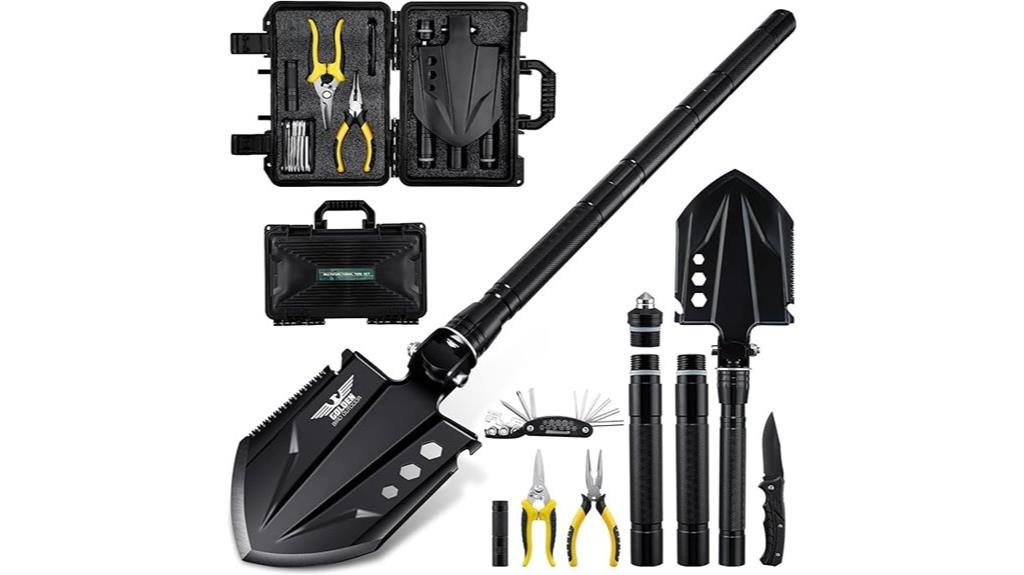 tactical multi tool shovel set