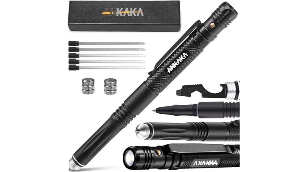 tactical pen with flashlight