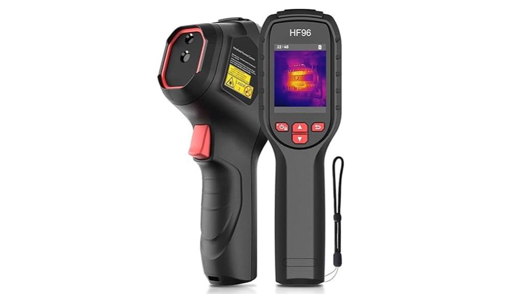 thermal camera with laser