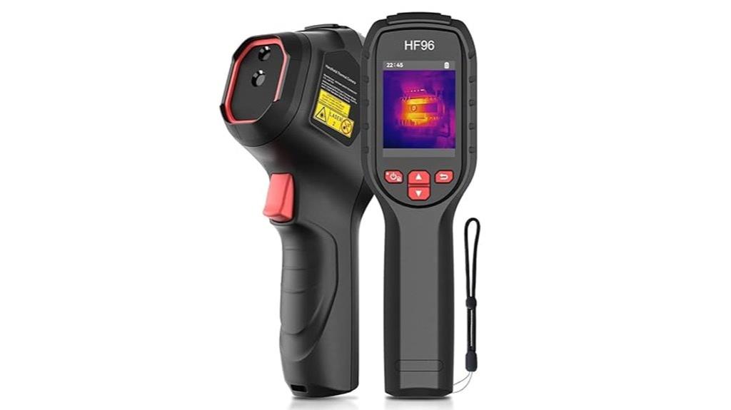 thermal camera with laser