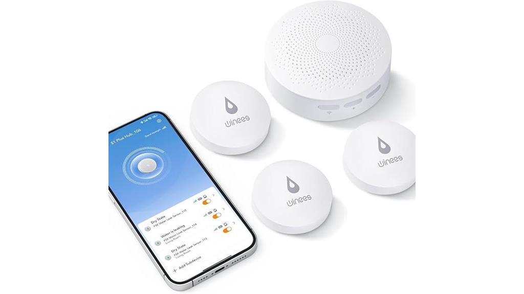 three pack water detector