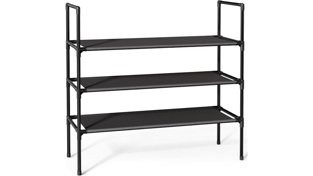 three tier shoe organizer