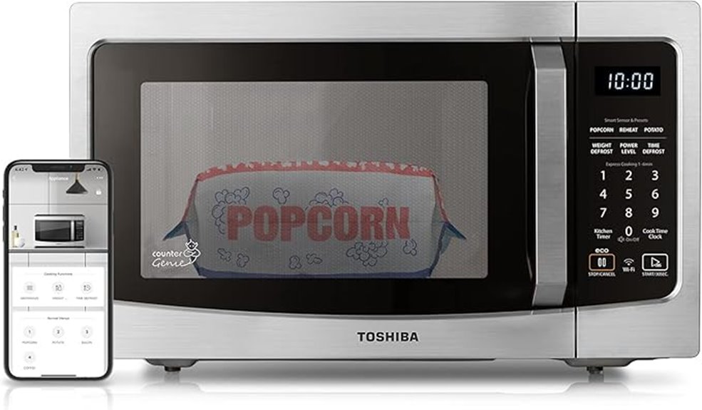 toshiba countertop microwave oven