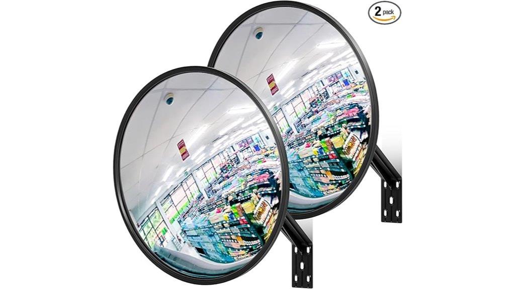 traffic safety corner mirror