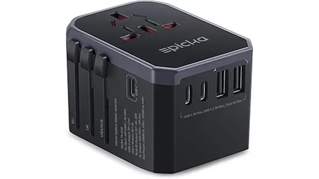 travel adapter with usb