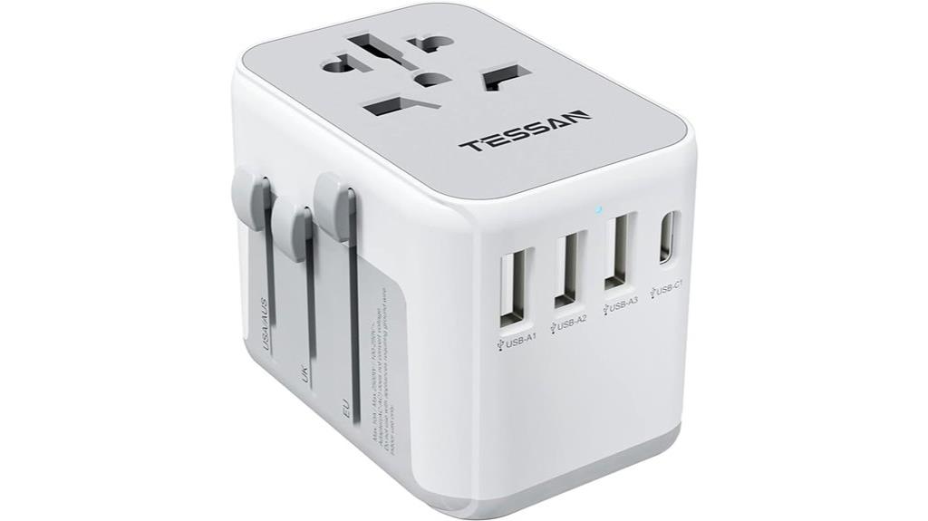 travel adapter with usbs