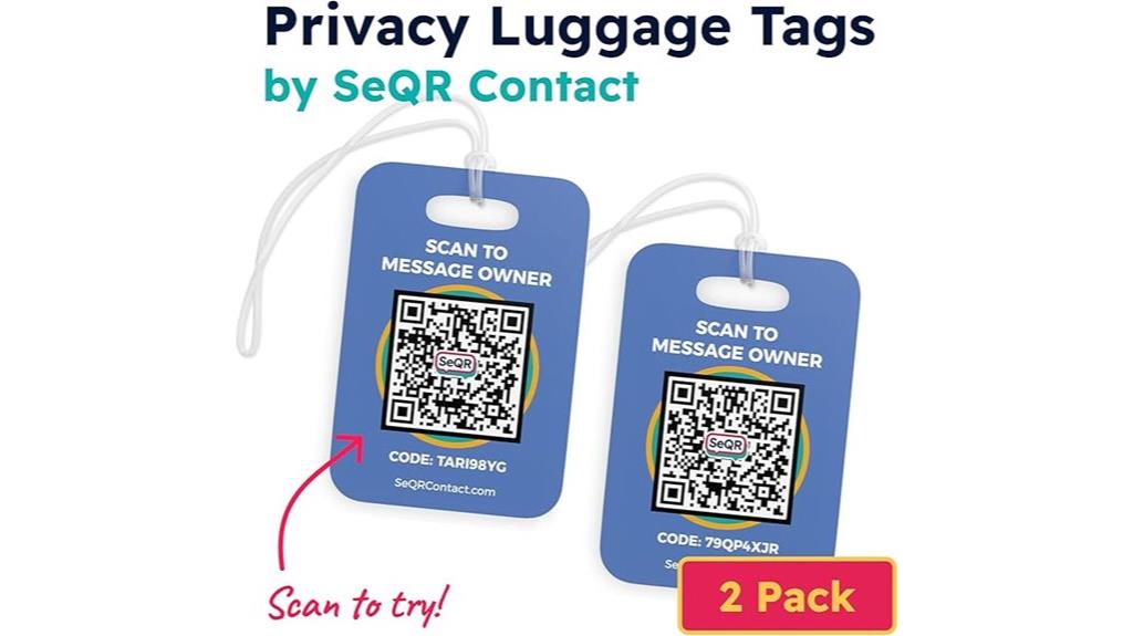 travel friendly luggage identification tags