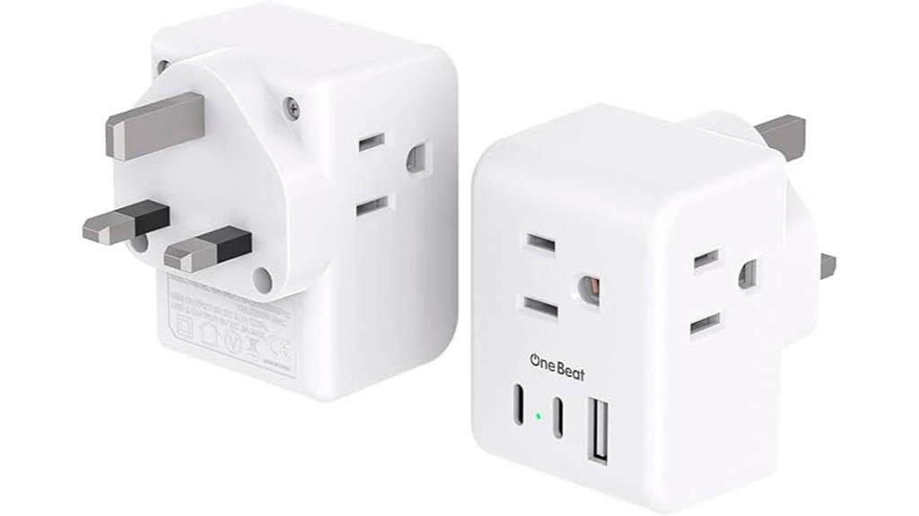 travel plug adapter set