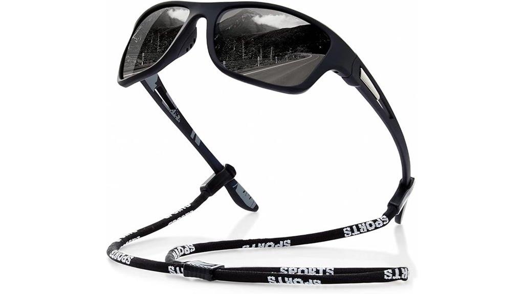 unisex polarized sports eyewear