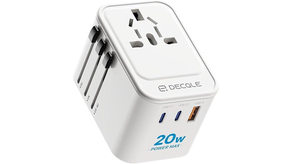 universal travel adapter ports