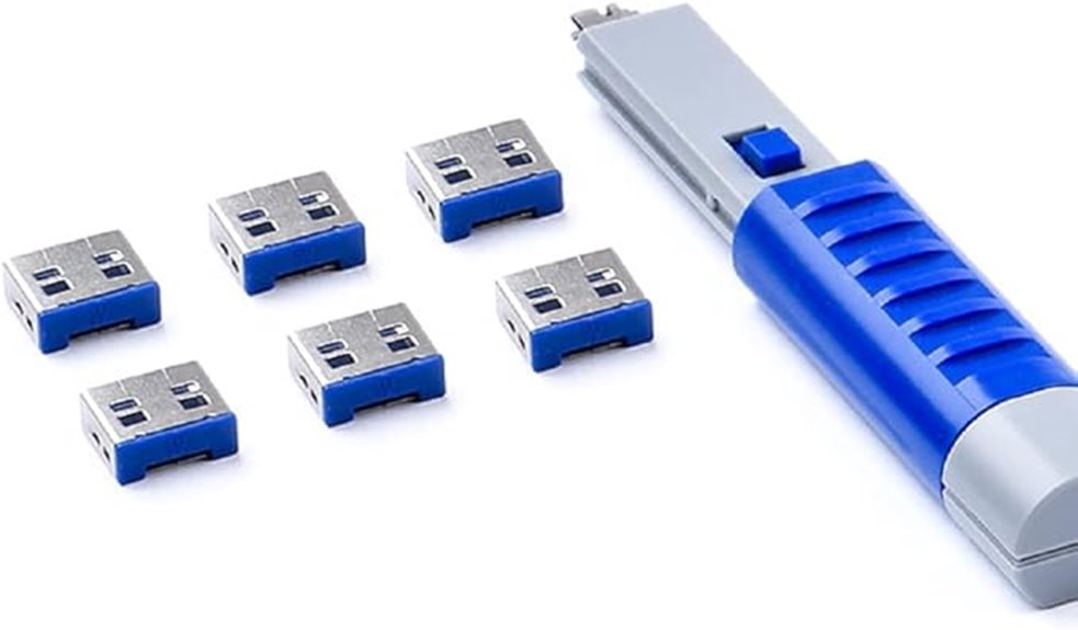 usb port lock set