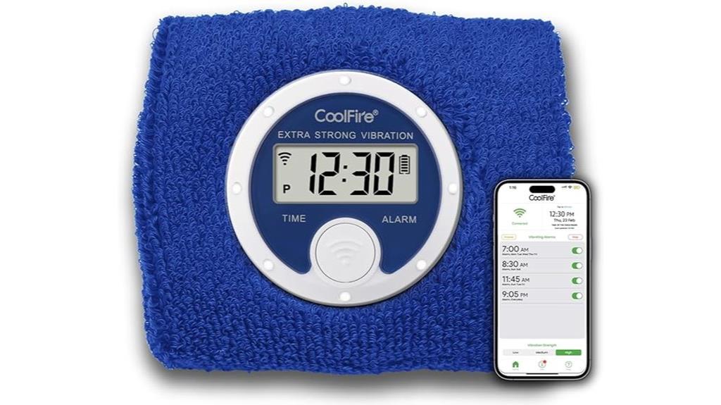 vibrating alarm clock band