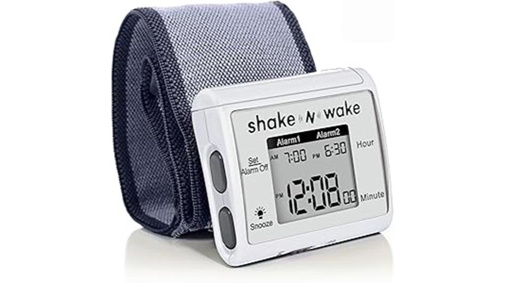 vibrating wristband alarm clock
