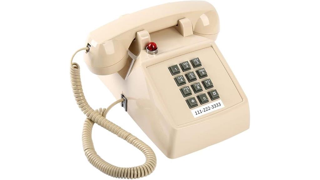 vintage corded telephone style