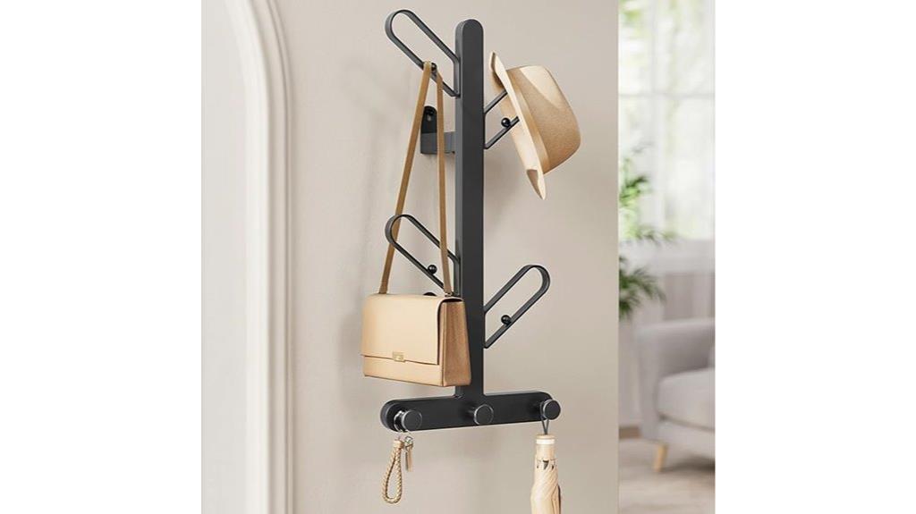 wall mounted coat rack