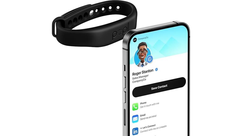 wearable digital business card