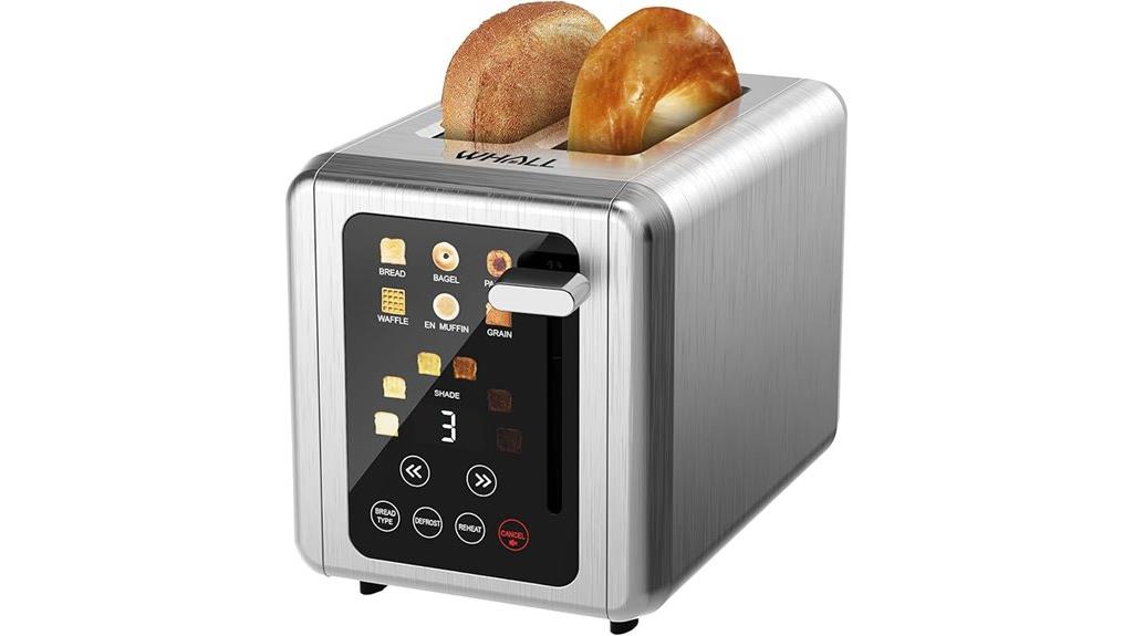 whall touch screen toaster