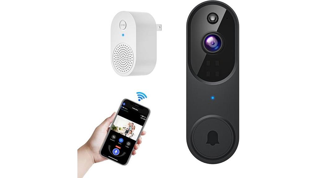 wi fi video doorbell camera