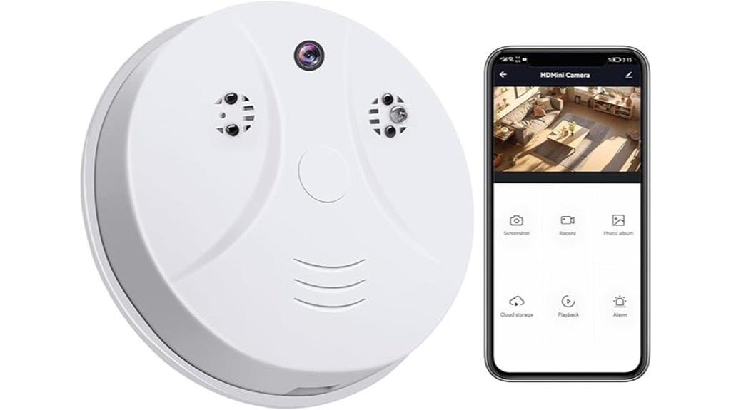 wifi camera with smoke detector