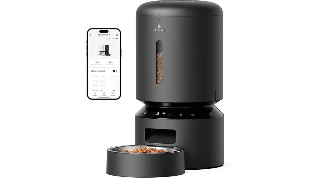 wifi enabled timed cat feeder