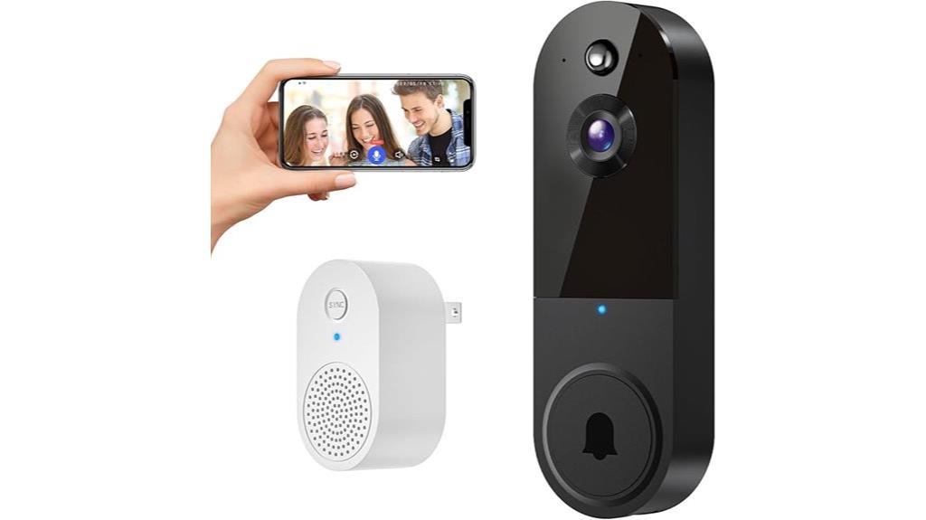 wireless video doorbell camera