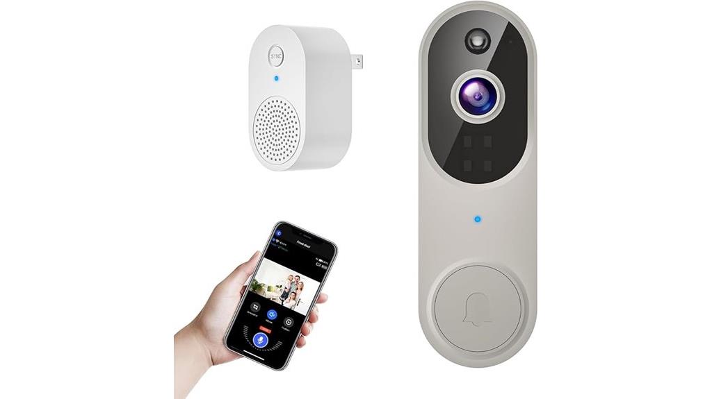 wireless video doorbell camera