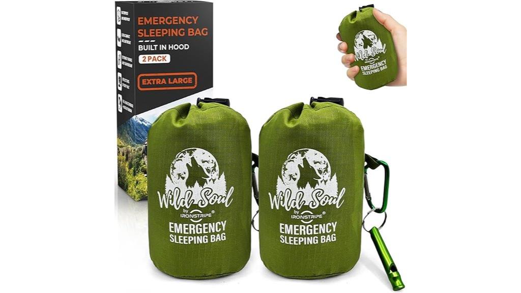 xl waterproof survival sleeping bag