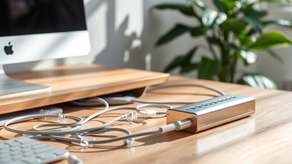 organized cable storage solutions