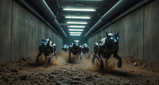 robot dogs for tunnel warfare