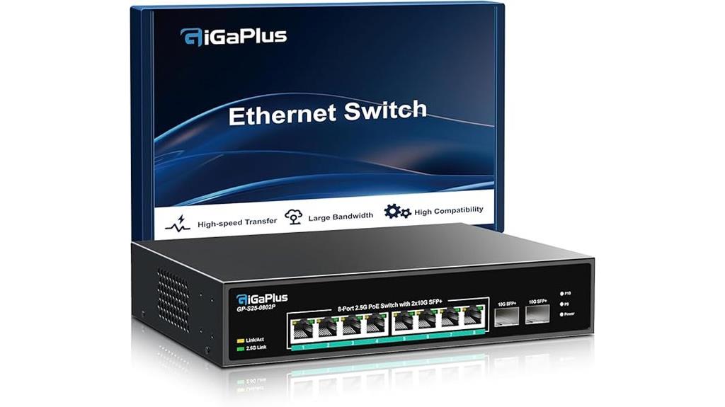 10 port 2 5gb poe switch