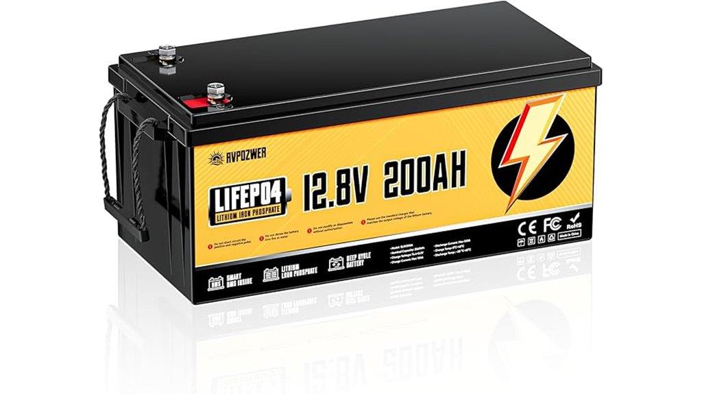 12v 200ah lithium battery