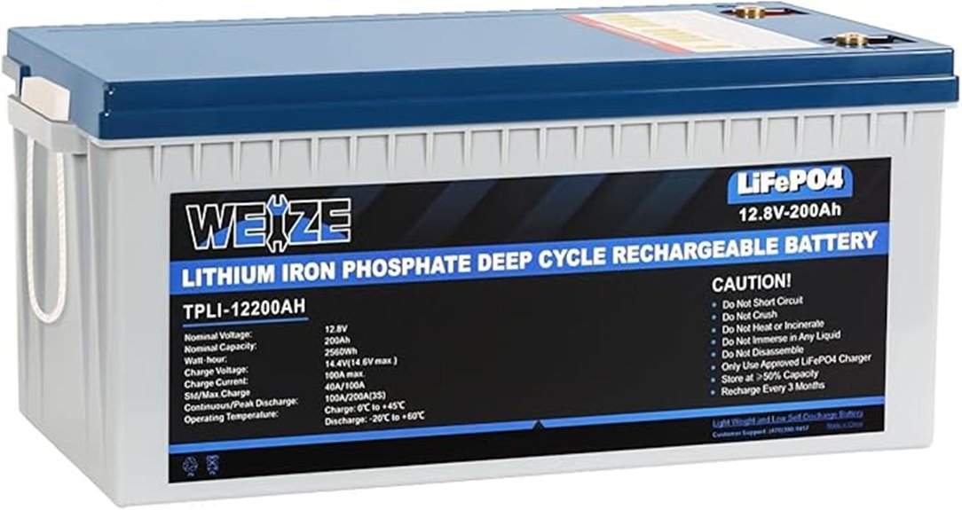 12v 200ah lithium battery