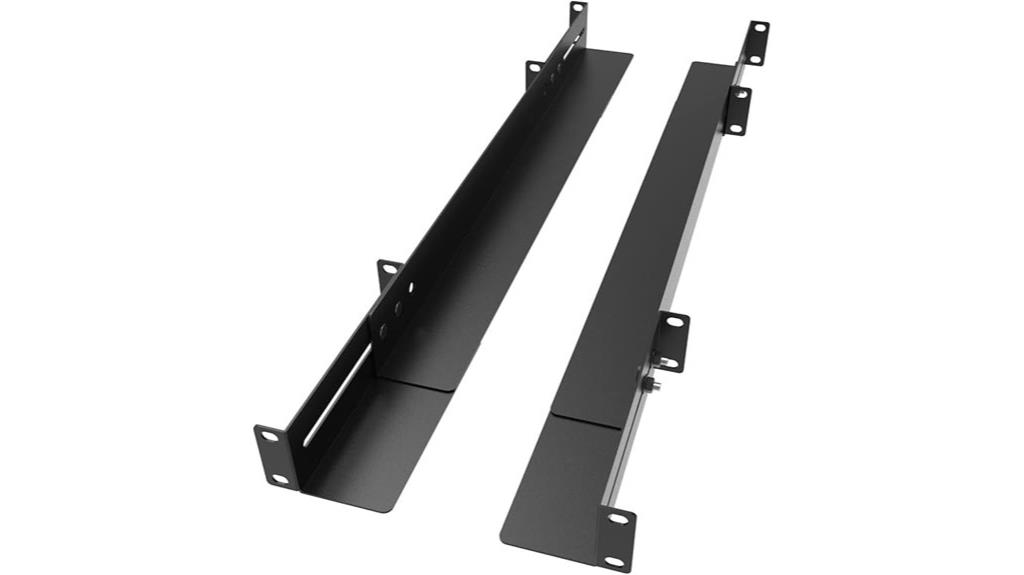 19 inch server rack rails