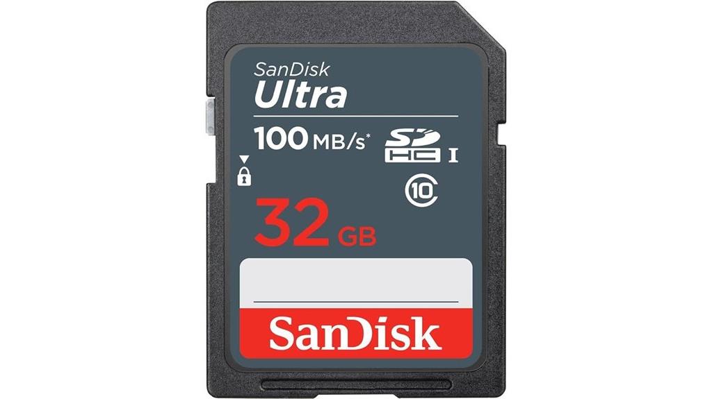 32gb sandisk sdhc card