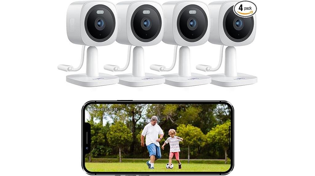 4 pack indoor outdoor cameras