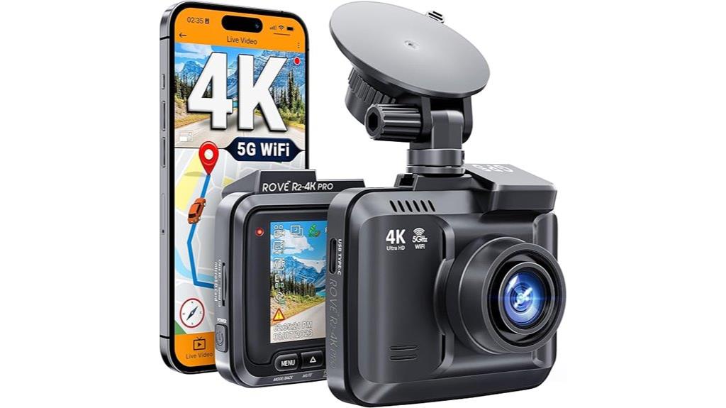 4k dash cam with gps