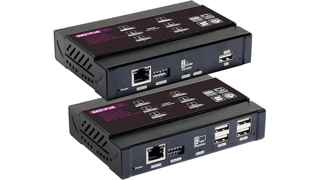4k poe hdmi kvm