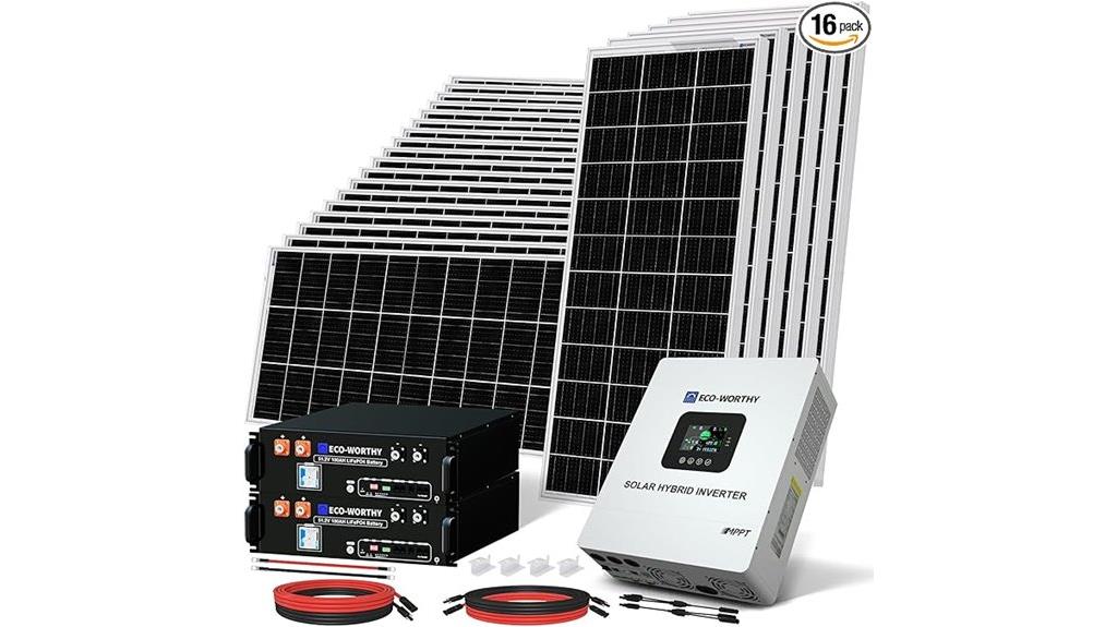 5000w off grid solar kit