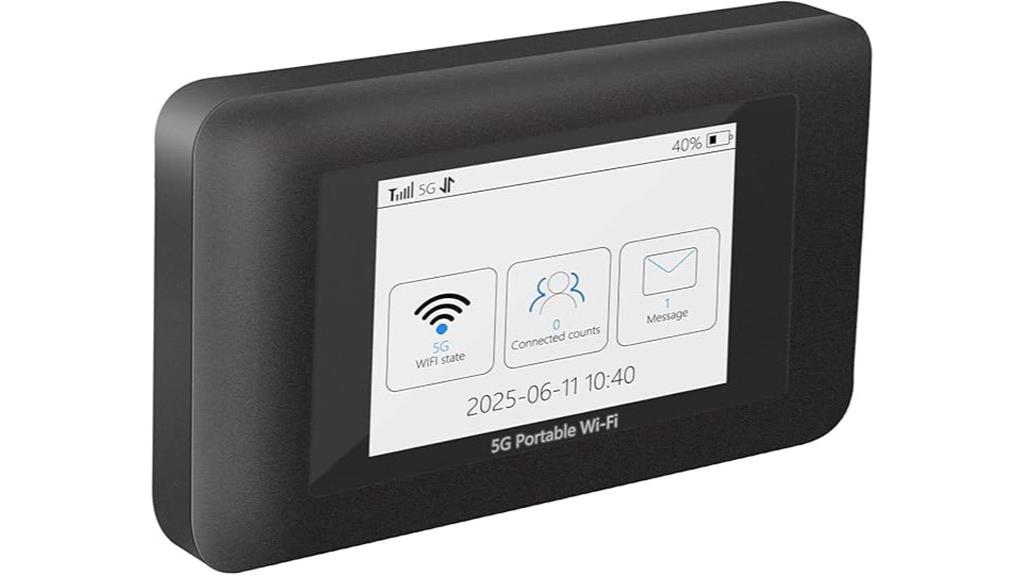 5g portable wifi router