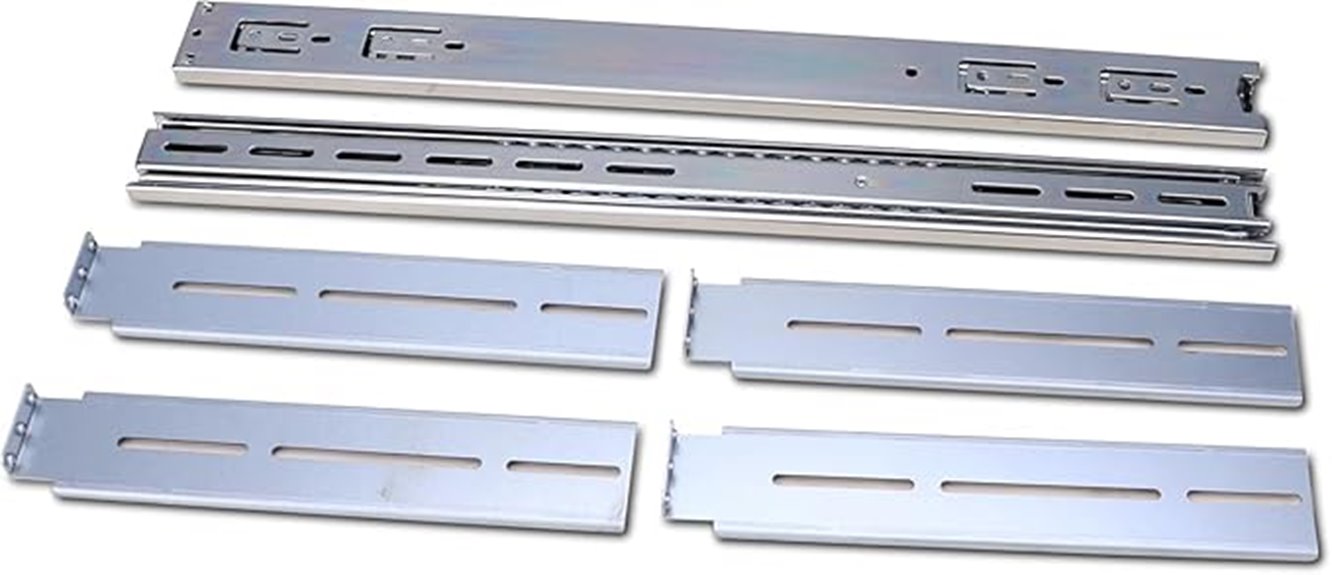 adjustable 20 inch rails