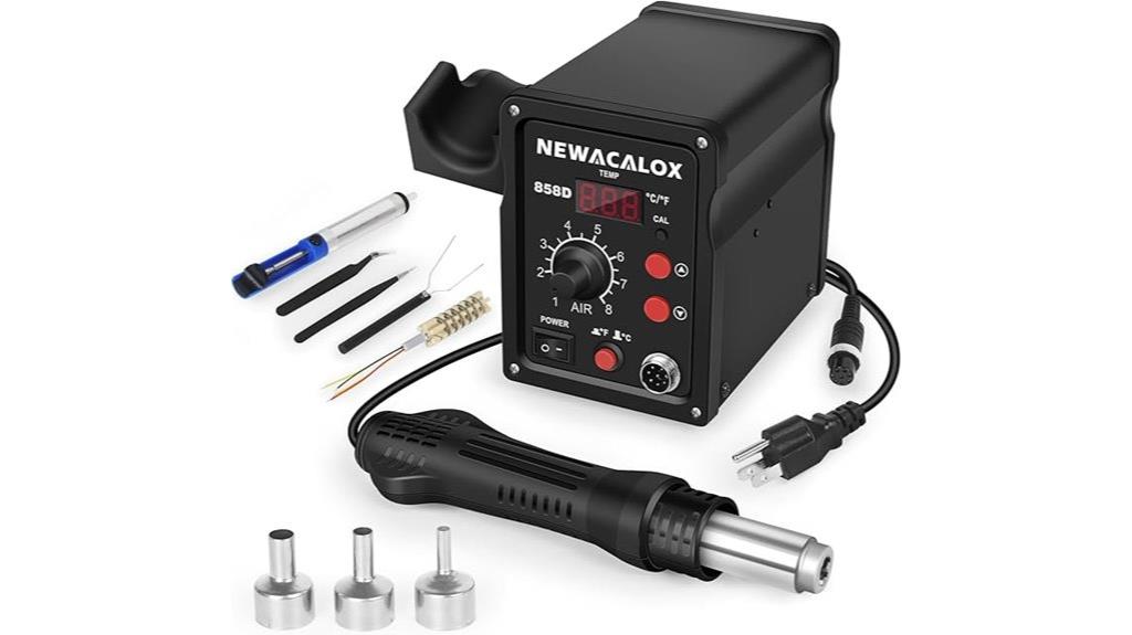 adjustable airflow rework station