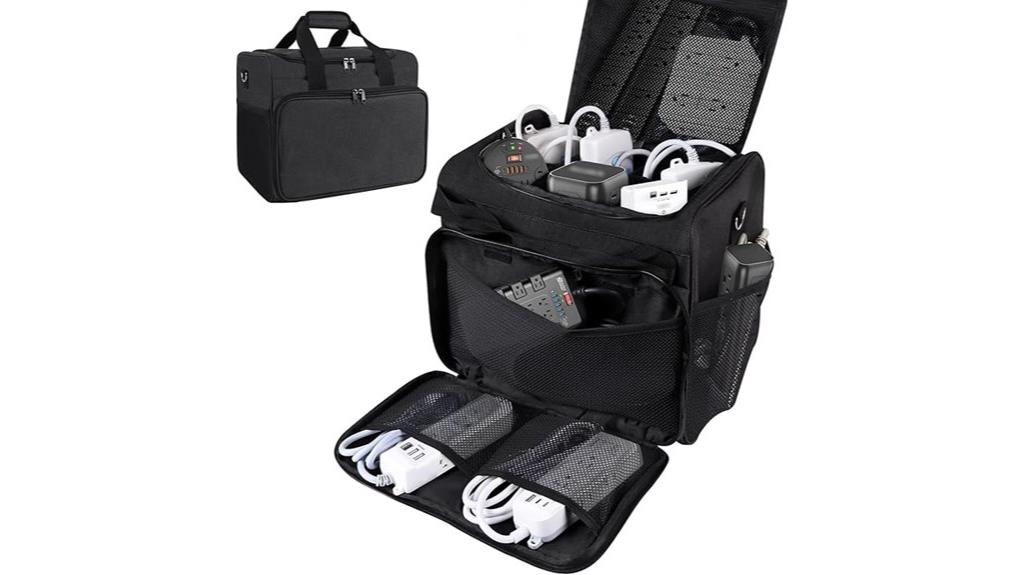 adjustable electronics cable organizer
