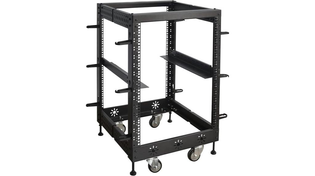 adjustable server rack casters