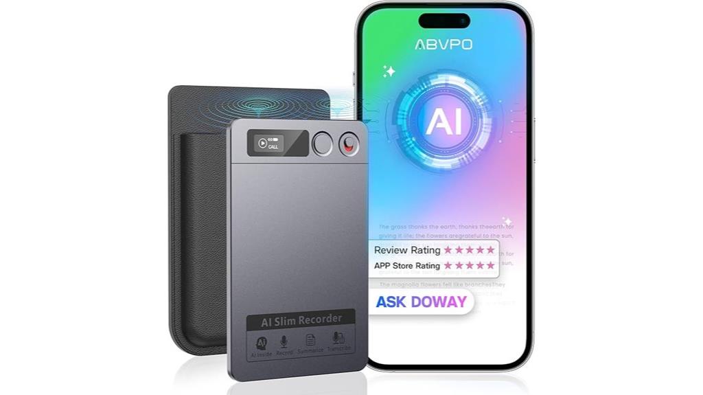 ai noise canceling recorder