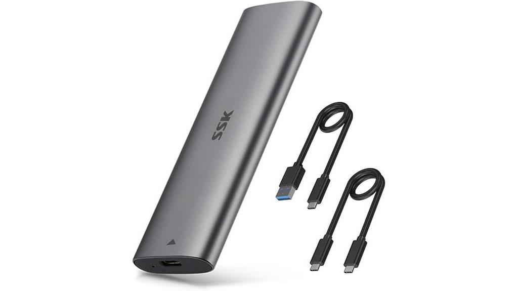 aluminum m 2 ssd enclosure