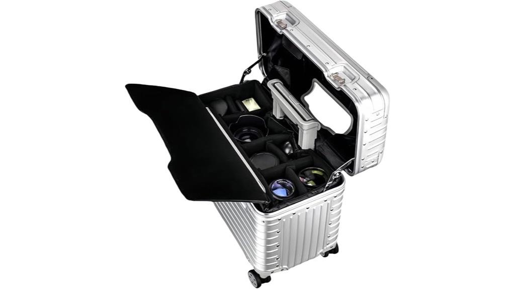 aluminum tsa lock luggage