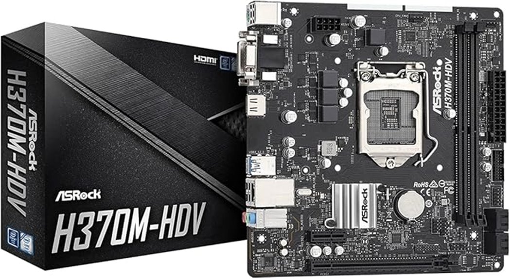asrock h370m hdv motherboard