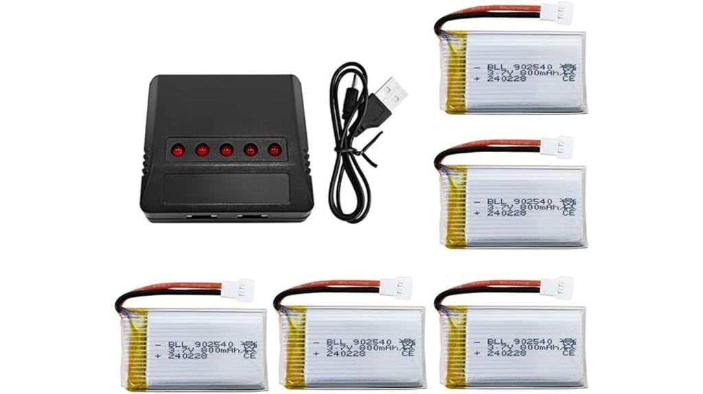 battery set with charger